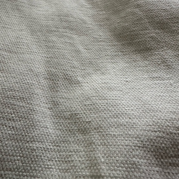 EILEEN FISHER OFF WHITE COTTON CANVAS CROPPED PANT SIZE 12 - Picture 11 of 11